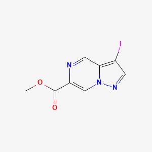 Methyl 3-iodopyrazolo[1,5-A]pyrazine-6-carboxylate