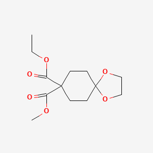 B1402975 8-Ethyl 8-methyl 1,4-dioxaspiro[4.5]decane-8,8-dicarboxylate CAS No. 340022-79-9