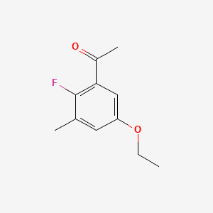 1-(5-Ethoxy-2-fluoro-3-methylphenyl)ethanone