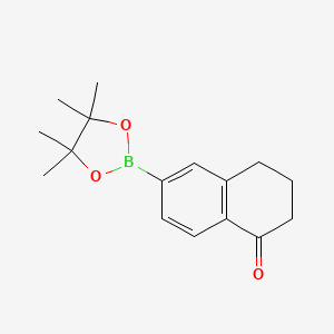 B1402982 6-(4,4,5,5-tetramethyl-1,3,2-dioxaborolan-2-yl)-3,4-dihydronaphthalen-1(2H)-one CAS No. 517874-22-5