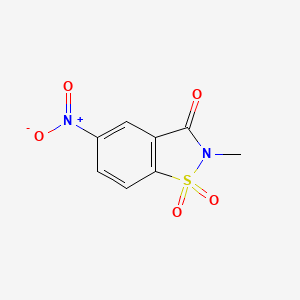 5-nitro-1,1-dioxo-2-methyl-1,2-benzisothiazol-3(2H)-one