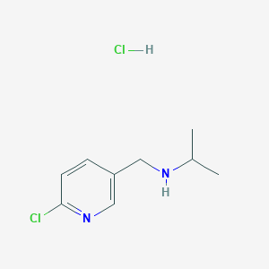 molecular formula C9H14Cl2N2 B1402991 N-((6-氯吡啶-3-基)甲基)丙胺盐酸盐 CAS No. 1417794-25-2