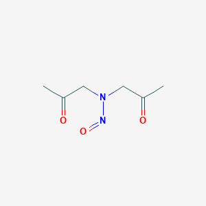 molecular formula C6H10N2O3 B014030 N-亚硝基双(2-氧代丙基)胺 CAS No. 60599-38-4