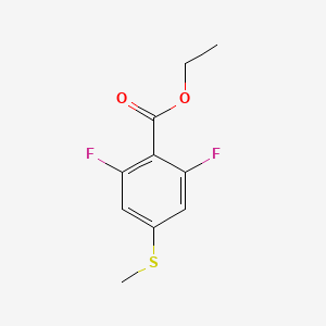 Ethyl 2,6-difluoro-4-(methylthio)benzoate