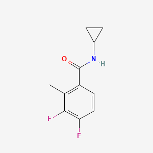 N-cyclopropyl-3,4-difluoro-2-methylbenzamide