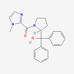 (S)-(2-(Hydroxydiphenylmethyl)pyrrolidin-1-YL)(1-methyl-1H-imidazol-2-YL)methanone