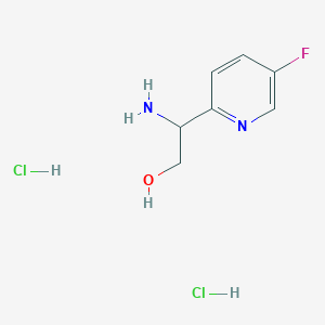 2-Amino-2-(5-fluoropyridin-2-YL)ethan-1-OL dihydrochloride