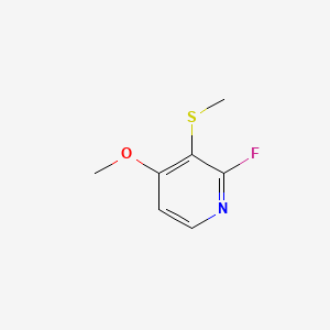 2-Fluoro-4-methoxy-3-(methylthio)pyridine