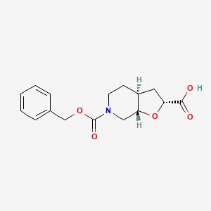 (2R,3aS,7aS)-6-((benzyloxy)carbonyl)octahydrofuro[2,3-c]pyridine-2-carboxylic acid