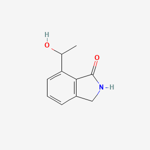 molecular formula C10H11NO2 B1403026 7-(1-Hydroxyethyl)isoindolin-1-one CAS No. 773-65-9