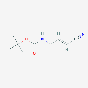 Tert-butyl N-[(2E)-3-cyanoprop-2-EN-1-YL]carbamate