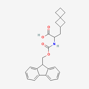 2-((((9H-Fluoren-9-YL)methoxy)carbonyl)amino)-3-(spiro[3.3]heptan-2-YL)propanoic acid