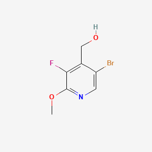 (5-Bromo-3-fluoro-2-methoxypyridin-4-YL)methanol