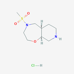 Rel-(5aR,9aS)-4-(methylsulfonyl)decahydropyrido[4,3-f][1,4]oxazepine hydrochloride