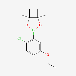 2-(2-Chloro-5-ethoxyphenyl)-4,4,5,5-tetramethyl-1,3,2-dioxaborolane