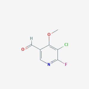 5-Chloro-6-fluoro-4-methoxynicotinaldehyde