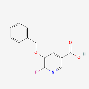 5-(Benzyloxy)-6-fluoronicotinic acid