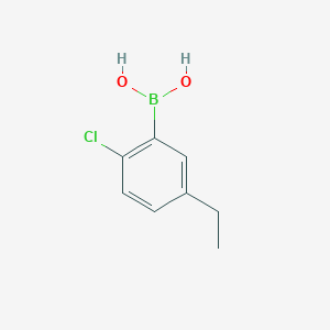 molecular formula C8H10BClO2 B14030938 (2-Chloro-5-ethylphenyl)boronic acid 