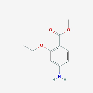 molecular formula C10H13NO3 B1403098 4-氨基-2-乙氧基苯甲酸甲酯 CAS No. 2486-55-7