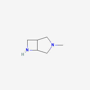 B1403110 3-Methyl-3,6-diaza-bicyclo[3.2.0]heptane CAS No. 1354391-25-5