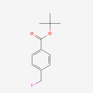 molecular formula C12H15IO2 B1403114 4-碘甲基苯甲酸叔丁酯 CAS No. 1207989-76-1