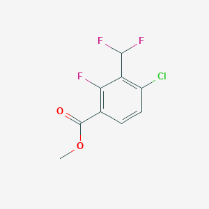 Methyl 4-chloro-3-(difluoromethyl)-2-fluorobenzoate