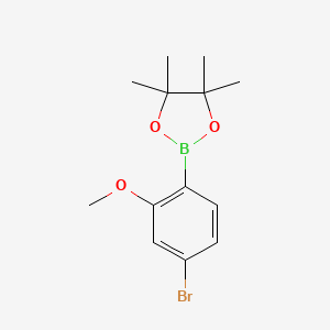 2-(4-Bromo-2-methoxyphenyl)-4,4,5,5-tetramethyl-1,3,2-dioxaborolane