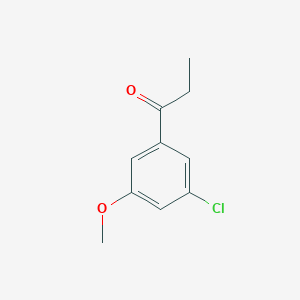 1-(3-Chloro-5-methoxyphenyl)propan-1-one