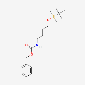 Benzyl 4-(tert-butyldimethylsilyloxy) butylcarbamate