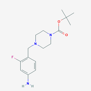 tert-Butyl 4-(4-amino-2-fluorobenzyl)piperazine-1-carboxylate