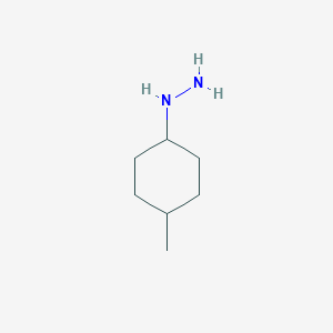 molecular formula C7H16N2 B140313 (4-甲基环己基)肼 CAS No. 158438-47-2