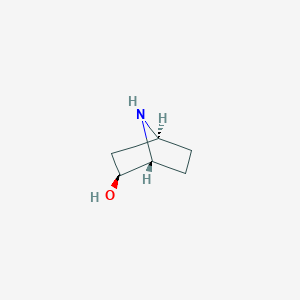molecular formula C6H11NO B1403166 (1R,2S,4S)-Rel-7-氮杂双环[2.2.1]庚烷-2-醇 CAS No. 191468-74-3