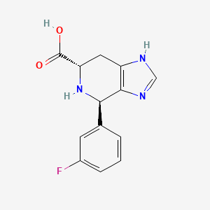 (4R,6S)-4-(3-Fluorophenyl)-4,5,6,7-tetrahydro-3H-imidazo[4,5-C]pyridine-6-carboxylic acid