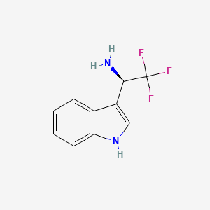 (R)-2,2,2-Trifluoro-1-(1H-indol-3-YL)ethan-1-amine