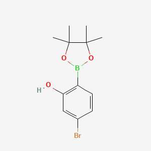 5-Bromo-2-(4,4,5,5-tetramethyl-1,3,2-dioxaborolan-2-YL)phenol