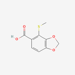 4-(Methylthio)benzo[d][1,3]dioxole-5-carboxylic acid