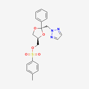 Trans-((2S,4R)-2-((2H-1,2,3-triazol-2-yl)methyl)-2-phenyl-1,3-dioxolan-4-yl)methyl4-methylbenzenesulfonate