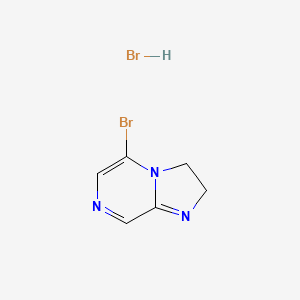 5-Bromo-2,3-dihydroimidazo[1,2-a]pyrazine hydrobromide