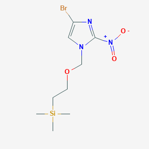 4-Bromo-2-nitro-1-((2-(trimethylsilyl)ethoxy)methyl)-1H-imidazole