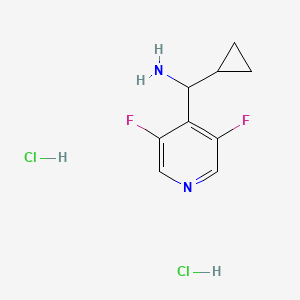 Cyclopropyl(3,5-difluoropyridin-4-yl)methanamine dihydrochloride