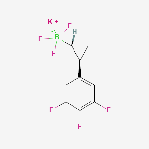 Potassium;trifluoro-[trans-2-(3,4,5-trifluorophenyl)cyclopropyl]boranuide