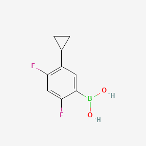 (5-Cyclopropyl-2,4-difluorophenyl)boronic acid