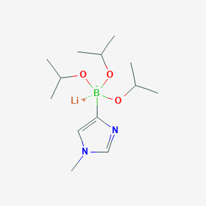 Lithium triisopropoxy(1-methyl-1H-imidazol-4-yl)borate