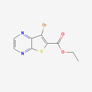 Ethyl 7-bromothieno[2,3-b]pyrazine-6-carboxylate