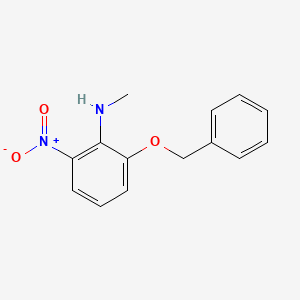 2-(Benzyloxy)-N-methyl-6-nitroaniline