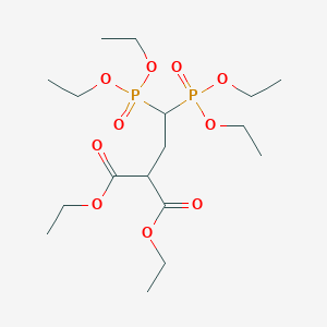 Diethyl [2,2-bis(diethoxyphosphoryl)ethyl]propanedioate