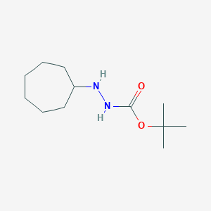 Tert-butyl 2-cycloheptylhydrazine-1-carboxylate