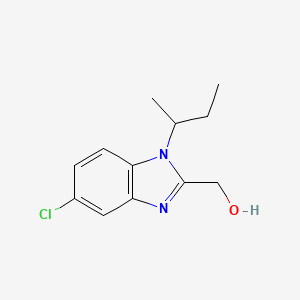 (1-(sec-Butyl)-5-chloro-1H-benzo[d]imidazol-2-yl)methanol