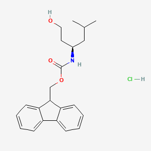 Fmoc-(r)-3-amino-5-methylhexan-1-ol hcl