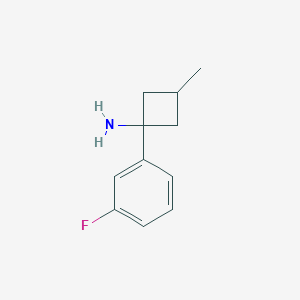 1-(3-Fluorophenyl)-3-methylcyclobutan-1-amine